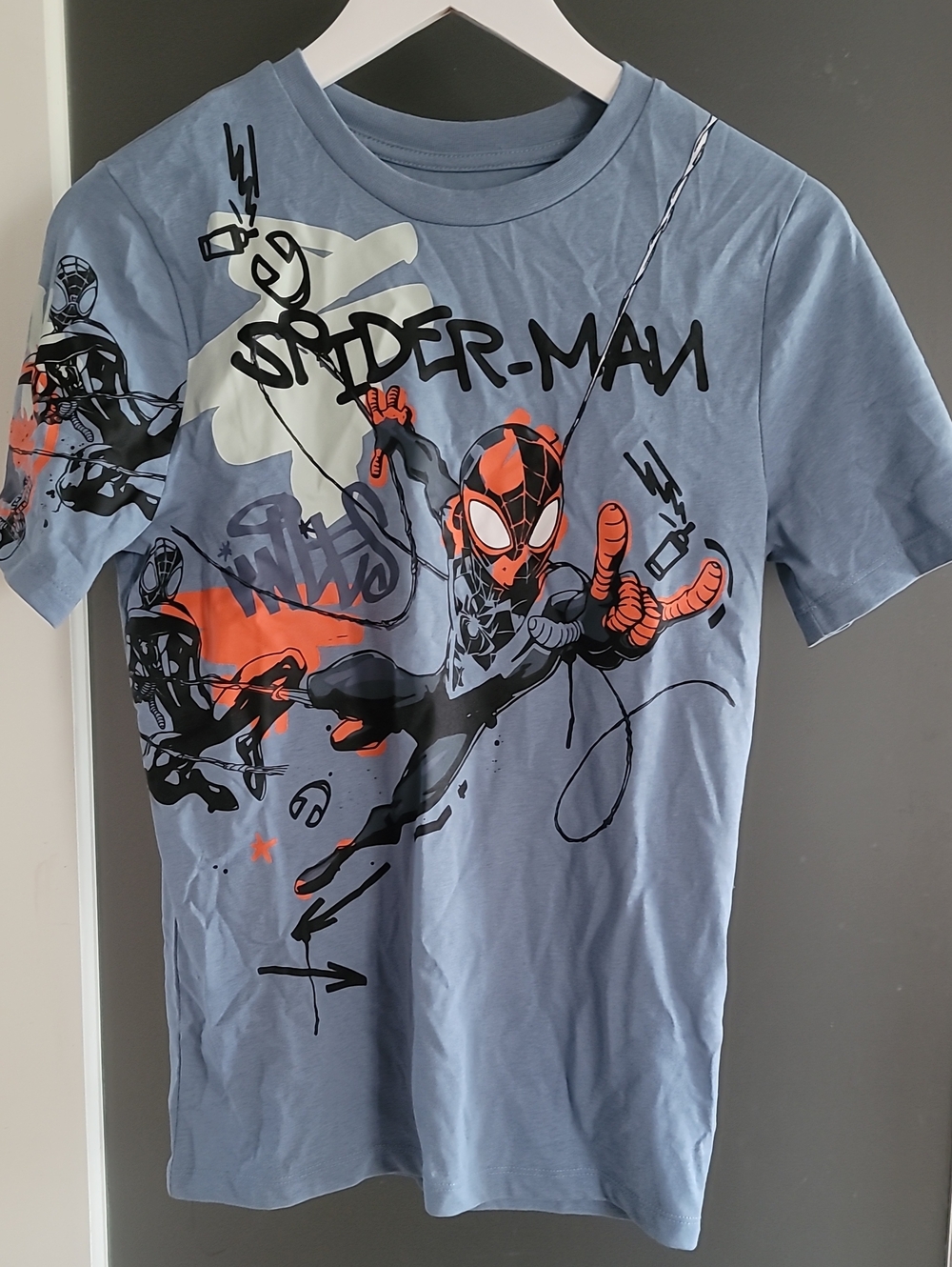 Joe Fresh Boys Spider-Man Graphic Tee in Blue and Orange